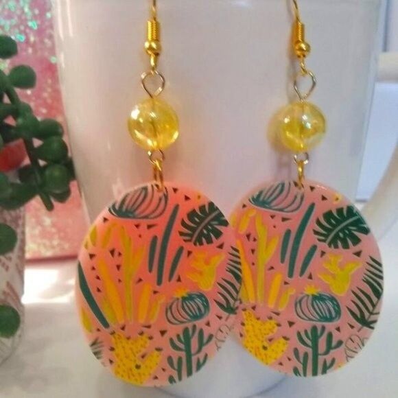 Desert Fun Acrylic Earrings - Picture 1 of 1